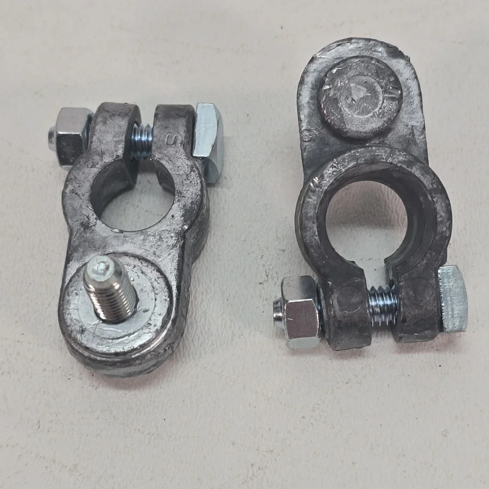 QTY 2 Automotive Lead Universal Battery Terminal Connector Heavy Duty‎ Metal